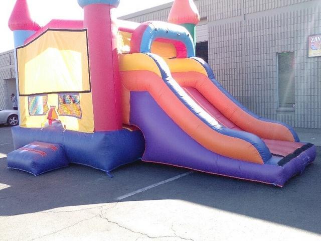 WET SLIDE & BOUNCE HOUSE COMBO WET SLIDE & BOUNCE HOUSE COMBO